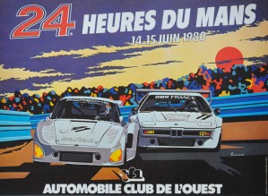 24 Heures du Mans, 14 and 15 juin 1980 poster